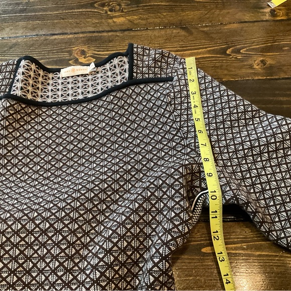 Tory Burch Brown and Cream Long Sleeve Sweater Dress like new condition. - Picture 7 of 13